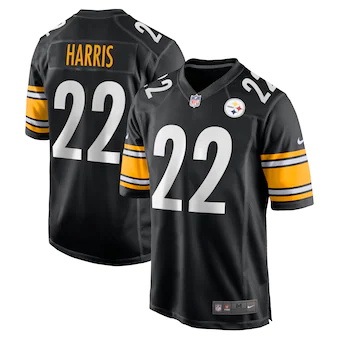 youth nike najee harris black pittsburgh steelers 2021 nfl 